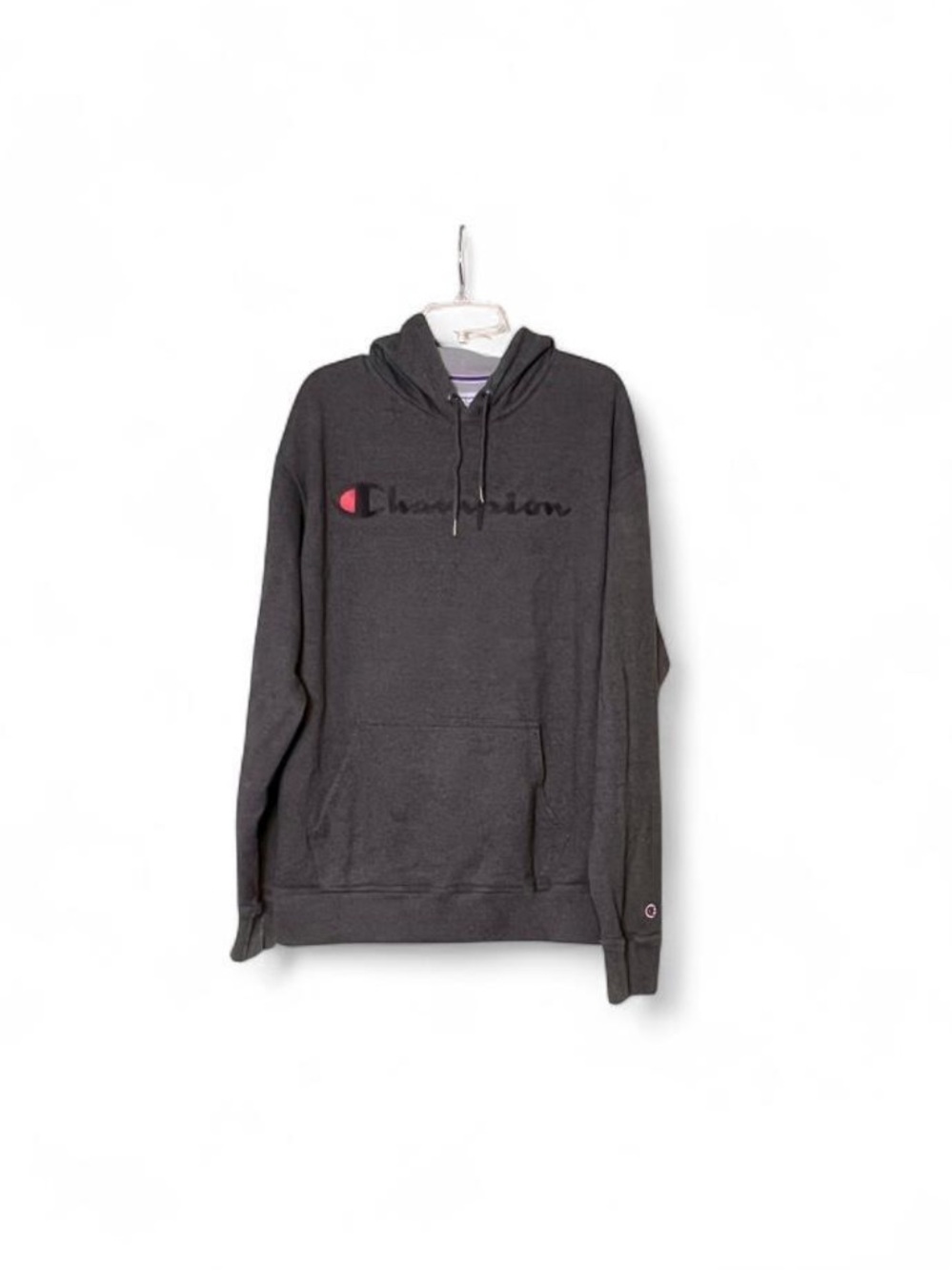 Men’s Champion Dark Gray Pullover Hoodie